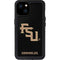 Florida State FSU Seminoles Black iPhone 15 Plus Waterproof Case